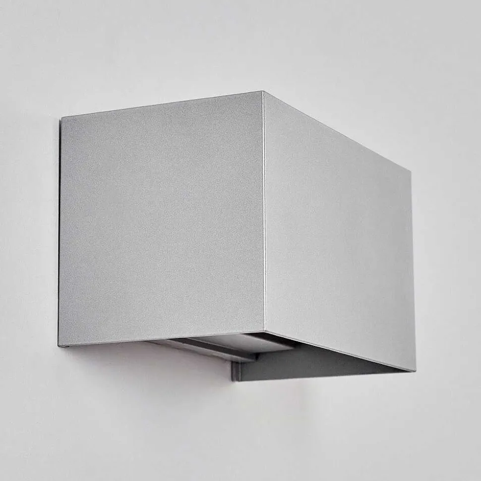 Applique Murale D'Exterieur Tamarin Led Gris, 1 Lumiere