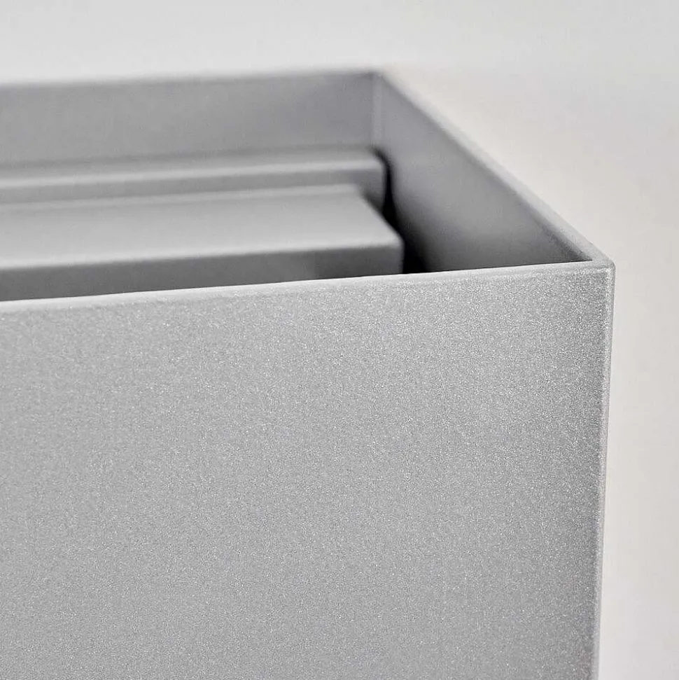 Applique Murale D'Exterieur Tamarin Led Gris, 1 Lumiere