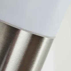 Applique Murale D'Exterieur Sessa Nickel Mat, 1 Lumiere, Detecteur De Mouvement