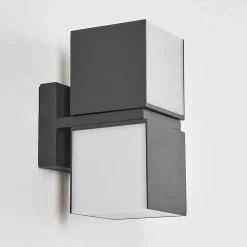 Applique Murale D'Exterieur Swanek Led Anthracite, 1 Lumiere