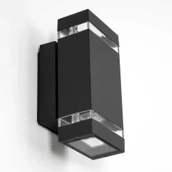 Applique Murale D'Exterieur Edevik Anthracite, 2 Lumieres