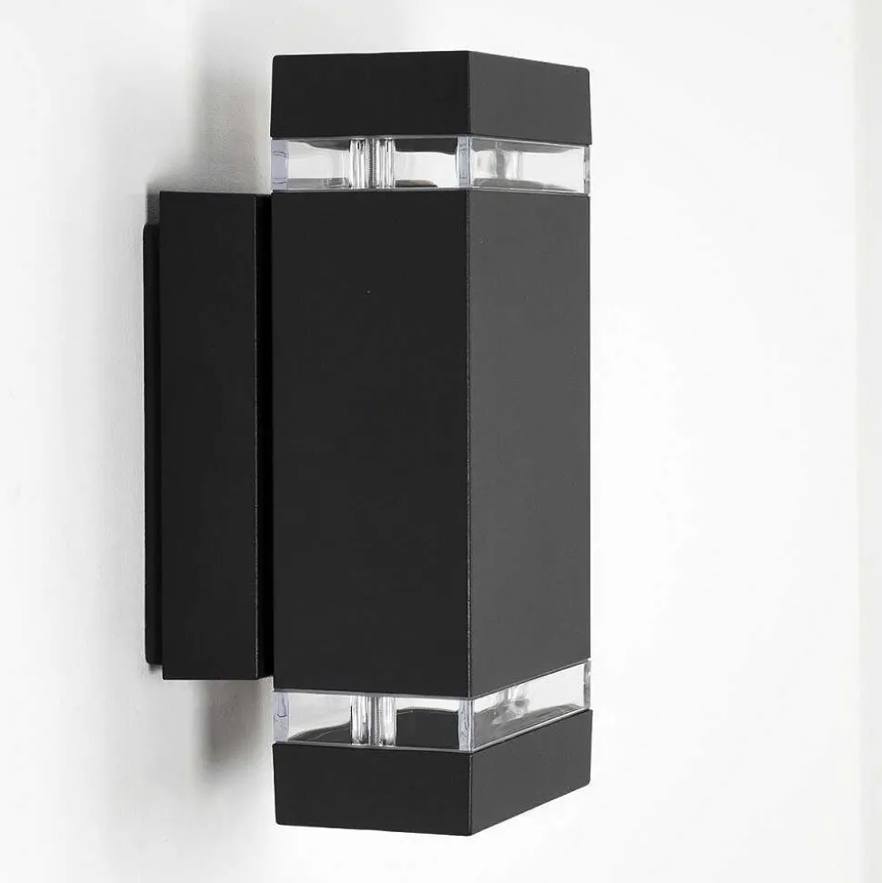 Applique Murale D'Exterieur Edevik Anthracite, 2 Lumieres