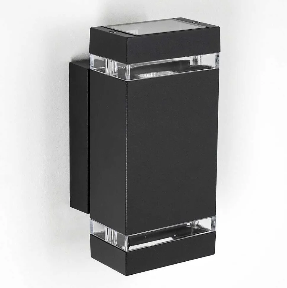 Applique Murale D'Exterieur Edevik Anthracite, 2 Lumieres