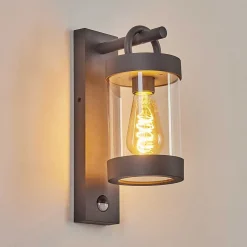 Applique Murale D'Exterieur Fulham Anthracite, 1 Lumiere