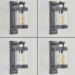 Applique Murale D'Exterieur Fulham Anthracite, 1 Lumiere