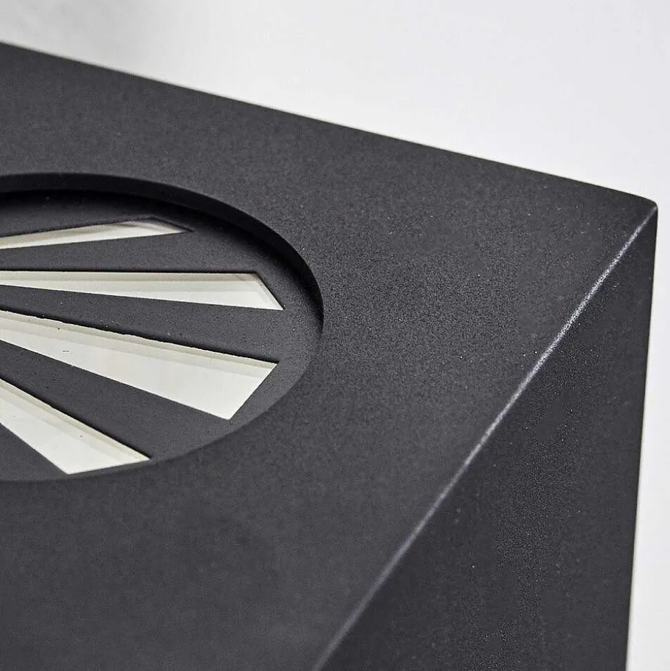 Applique Murale D'Exterieur Jonava Led Noir, 2 Lumieres