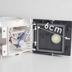 Applique Murale D'Exterieur Jonava Led Noir, 2 Lumieres