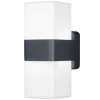 Applique Murale D'Exterieur Ledvance Cube Gris, 1 Lumiere, Changeur De Couleurs
