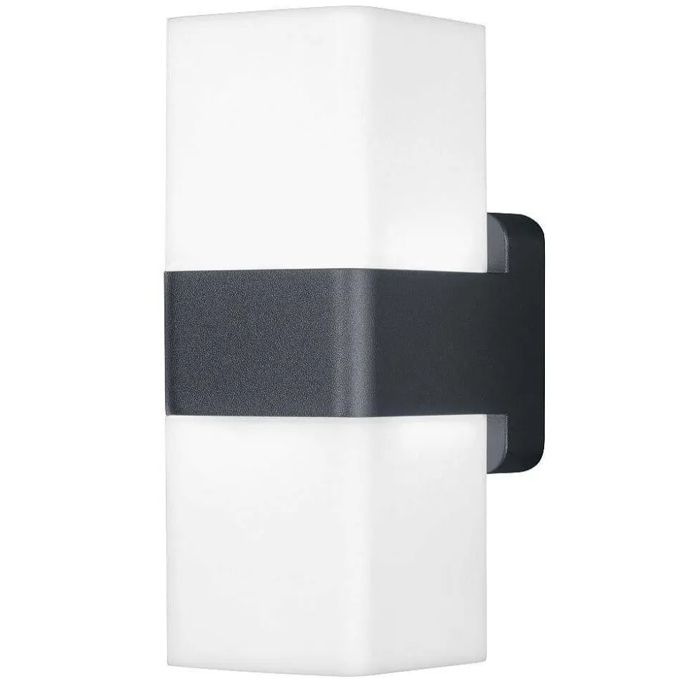 Applique Murale D'Exterieur Ledvance Cube Gris, 1 Lumiere, Changeur De Couleurs