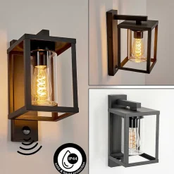 Applique Murale D'Exterieur Parkkola Anthracite, 1 Lumiere, Detecteur De Mouvement