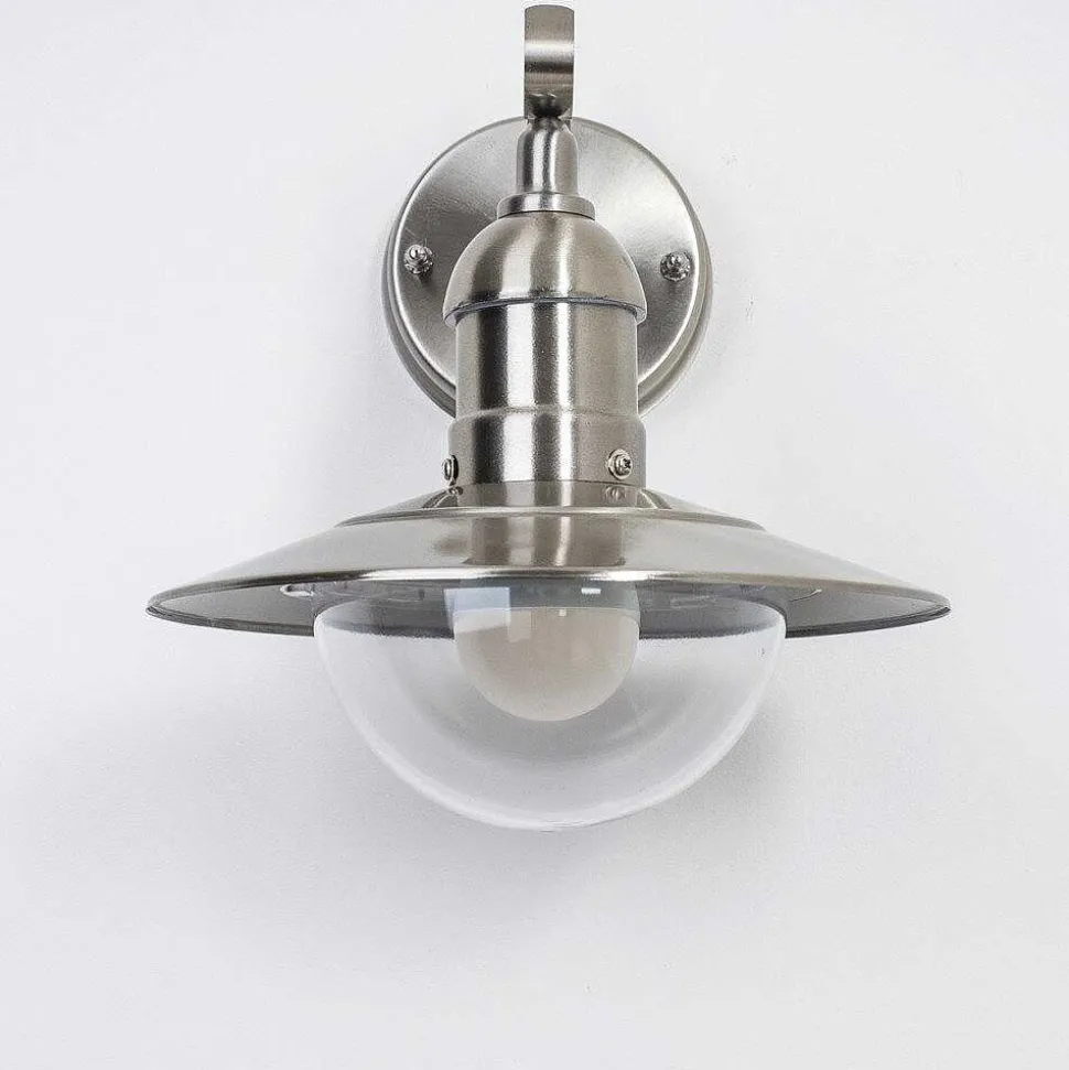 Applique Murale D\\'Exterieur Broni Acier Inoxydable, 1 Lumiere