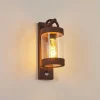 Applique Murale D'Exterieur Fulham Brun, Rouille, 1 Lumiere, Detecteur De Mouvement