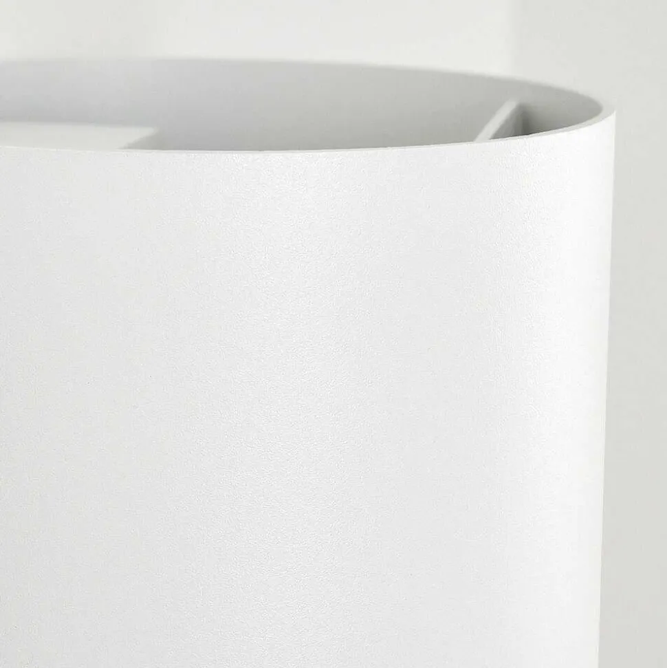 Applique Murale D'Exterieur Tamarin Led Blanc, 2 Lumieres