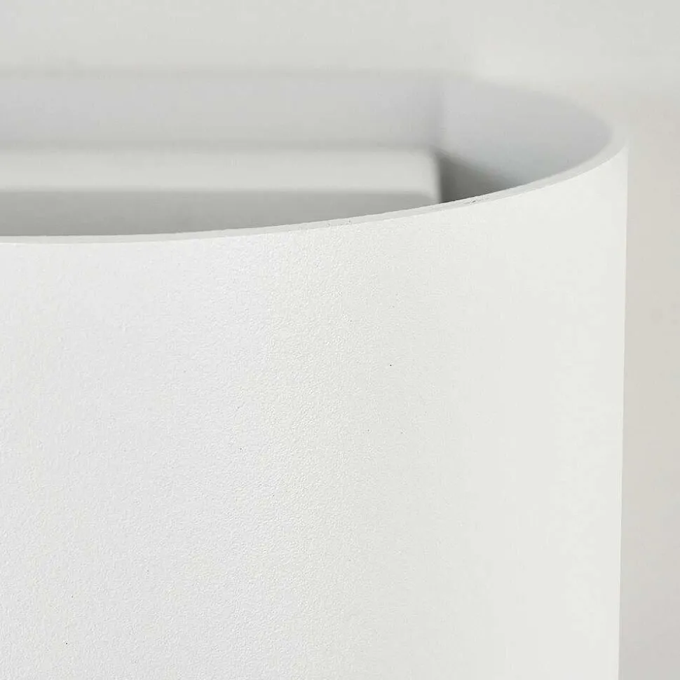 Applique Murale D'Exterieur Tamarin Led Blanc, 2 Lumieres