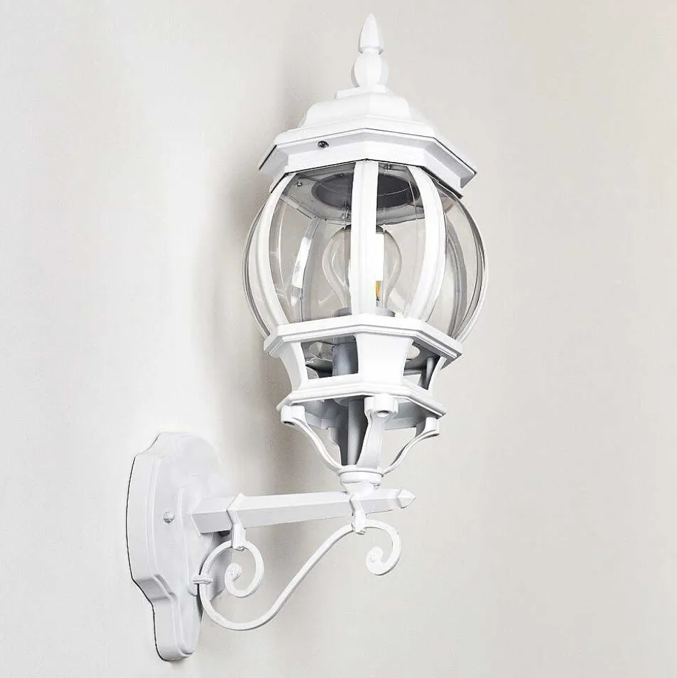 Applique Murale D'Exterieur Lentua Blanc, 1 Lumiere