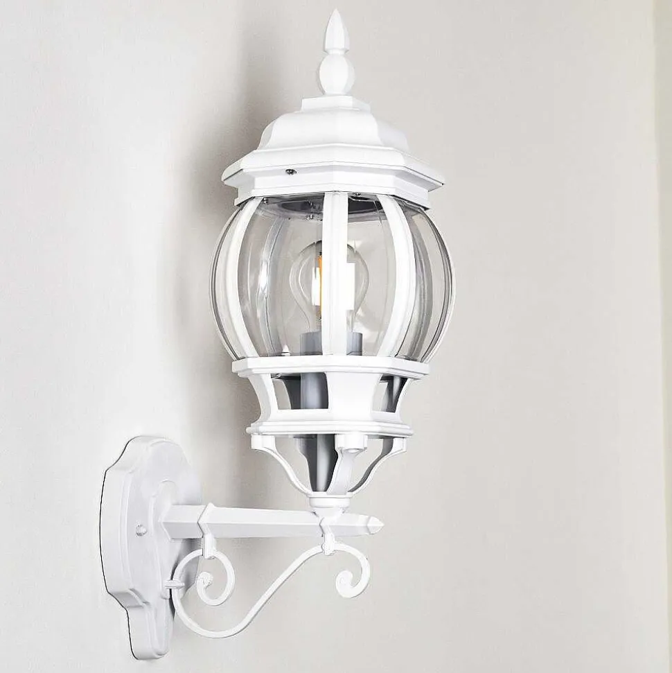 Applique Murale D'Exterieur Lentua Blanc, 1 Lumiere