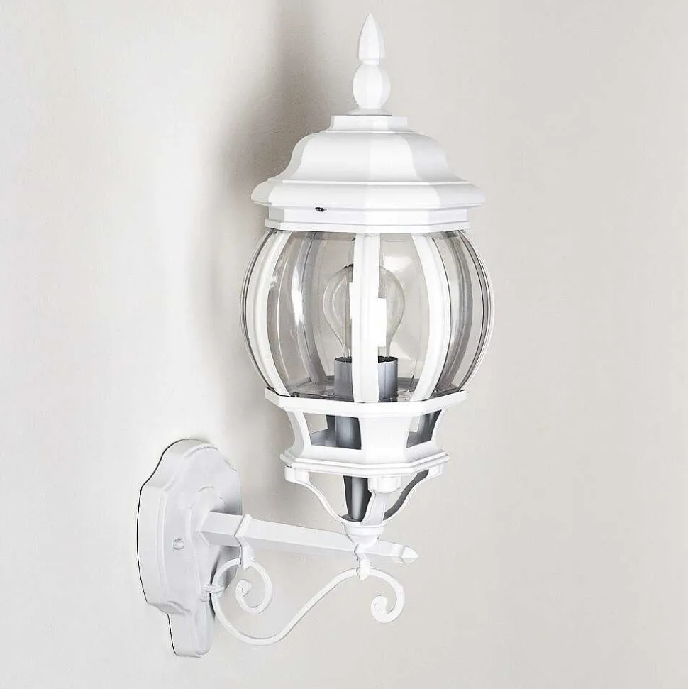 Applique Murale D'Exterieur Lentua Blanc, 1 Lumiere