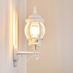 Applique Murale D'Exterieur Lentua Blanc, 1 Lumiere