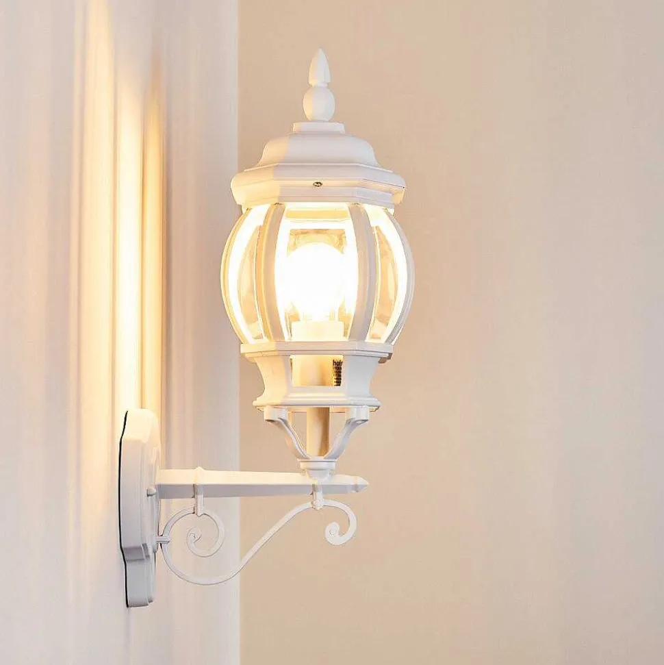 Applique Murale D'Exterieur Lentua Blanc, 1 Lumiere