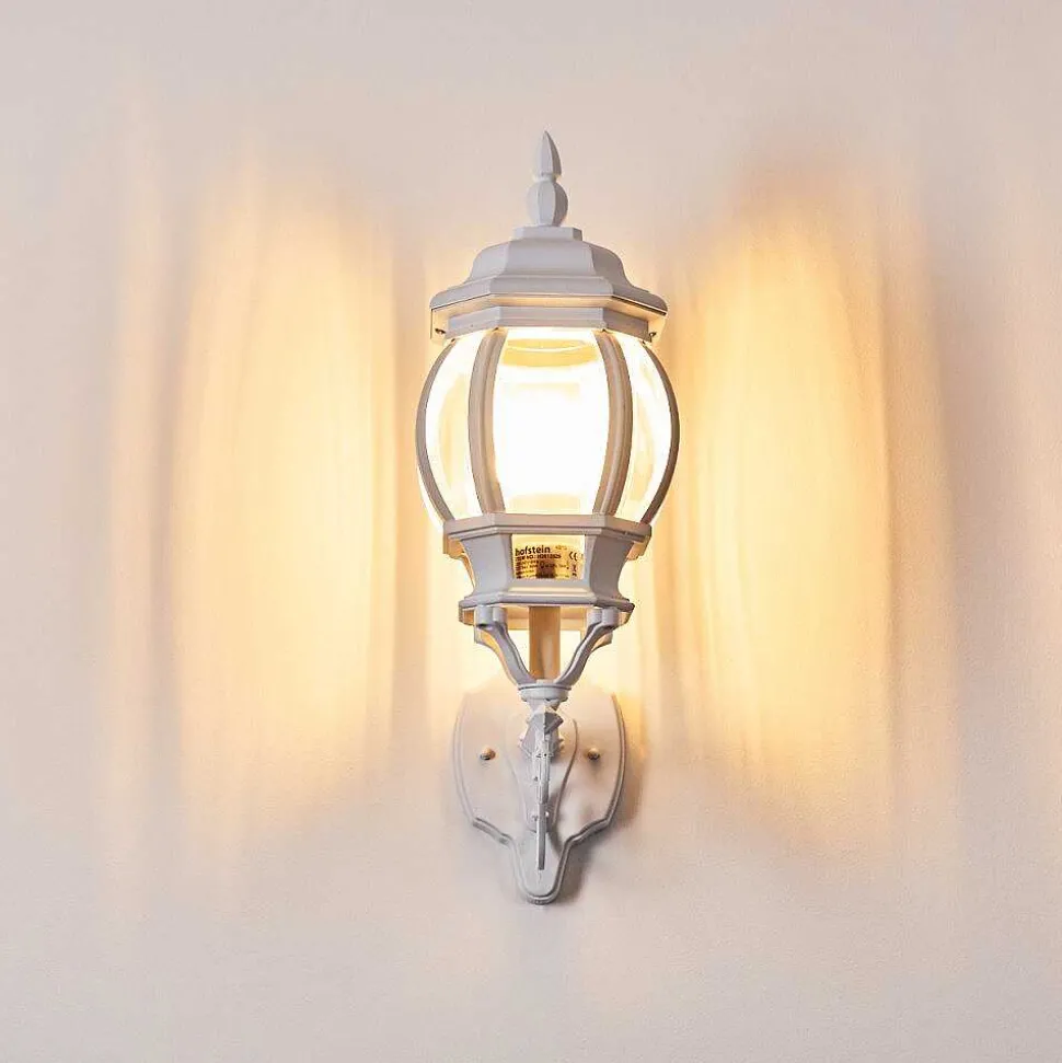 Applique Murale D'Exterieur Lentua Blanc, 1 Lumiere