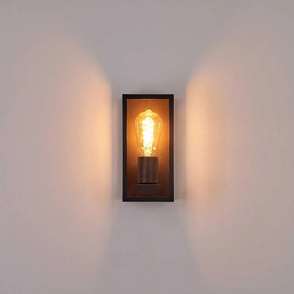 Applique Murale D'Exterieur Hakkas Noir, 1 Lumiere