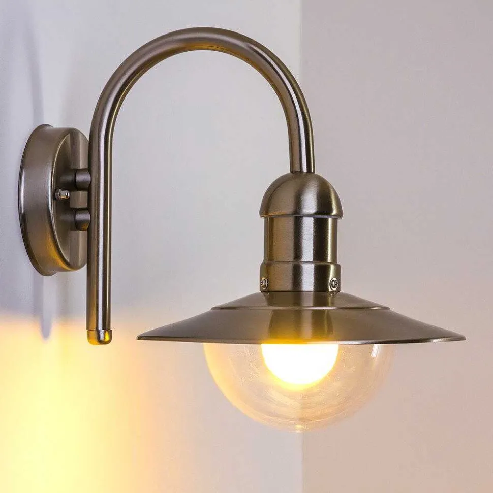 Applique Murale D'Exterieur Elima Acier Inoxydable, 1 Lumiere