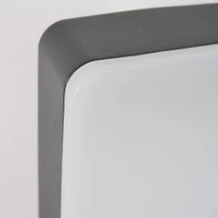 Applique Murale D'Exterieur Maseru Led Anthracite, 1 Lumiere, Detecteur De Mouvement