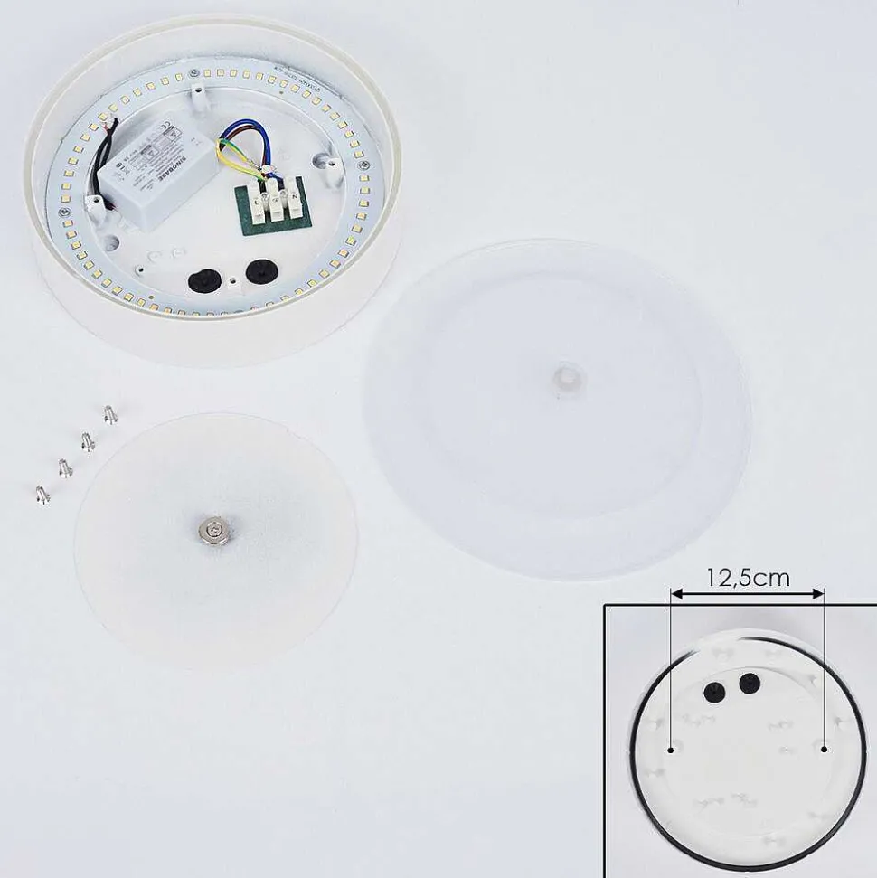 Applique Murale D'Exterieur Paleroo Led Blanc, 1 Lumiere