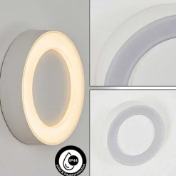 Applique Murale D'Exterieur Paleroo Led Blanc, 1 Lumiere