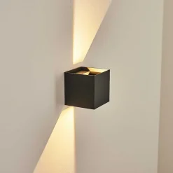 Applique Murale D'Exterieur Tamarin Led Anthracite, 1 Lumiere