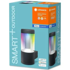 Applique Murale D'Exterieur Ledvance Smart+ Gris, 1 Lumiere, Changeur De Couleurs