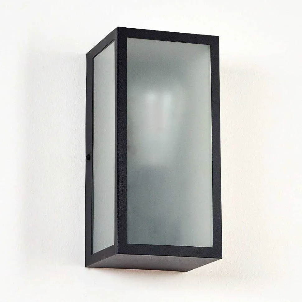 Applique Murale D'Exterieur Hakkas Noir, 1 Lumiere