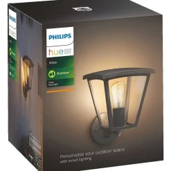 Applique Murale D'Exterieur Philips Hue White Inara Led Noir, 1 Lumiere