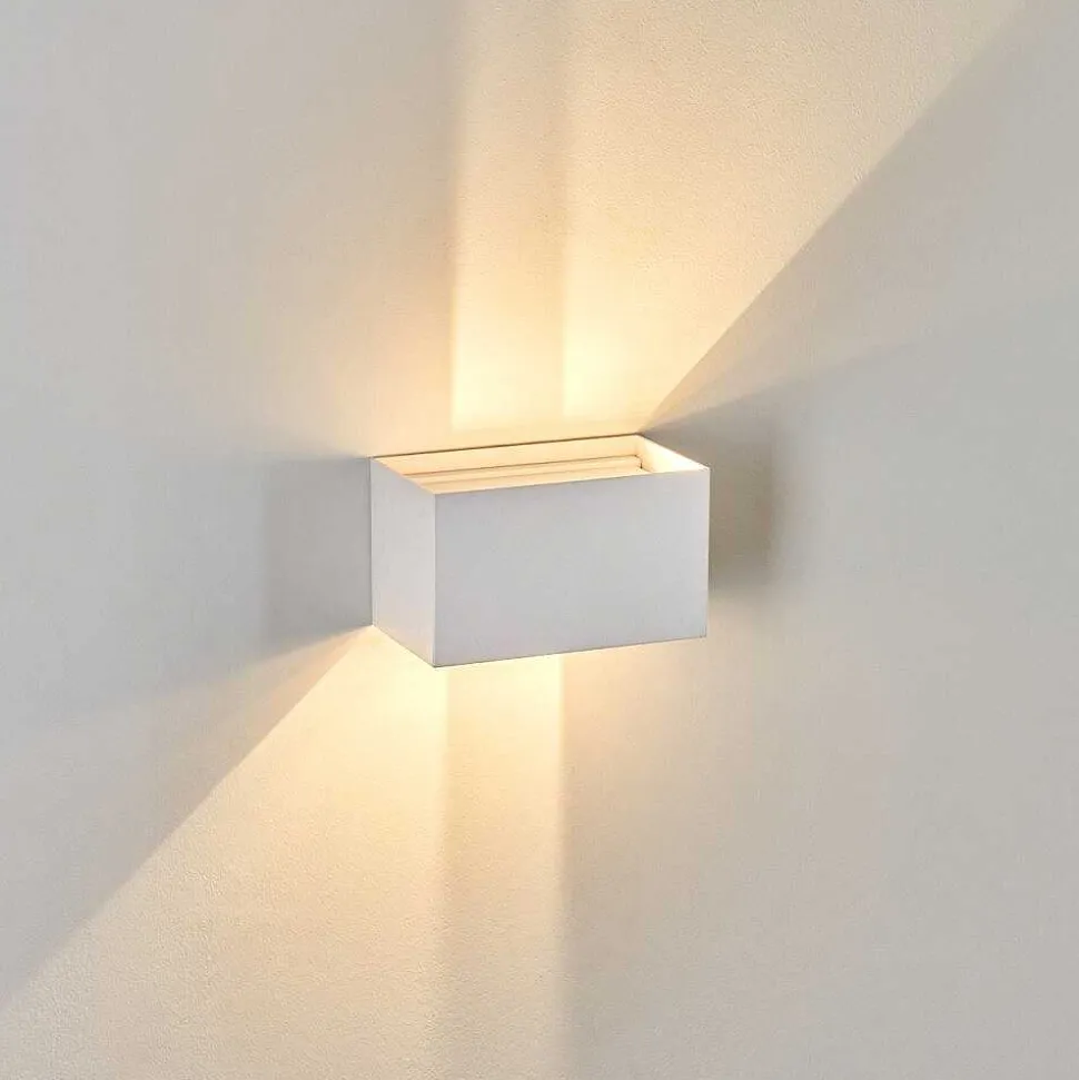 Applique Murale D'Exterieur Tamarin Led Blanc, 1 Lumiere