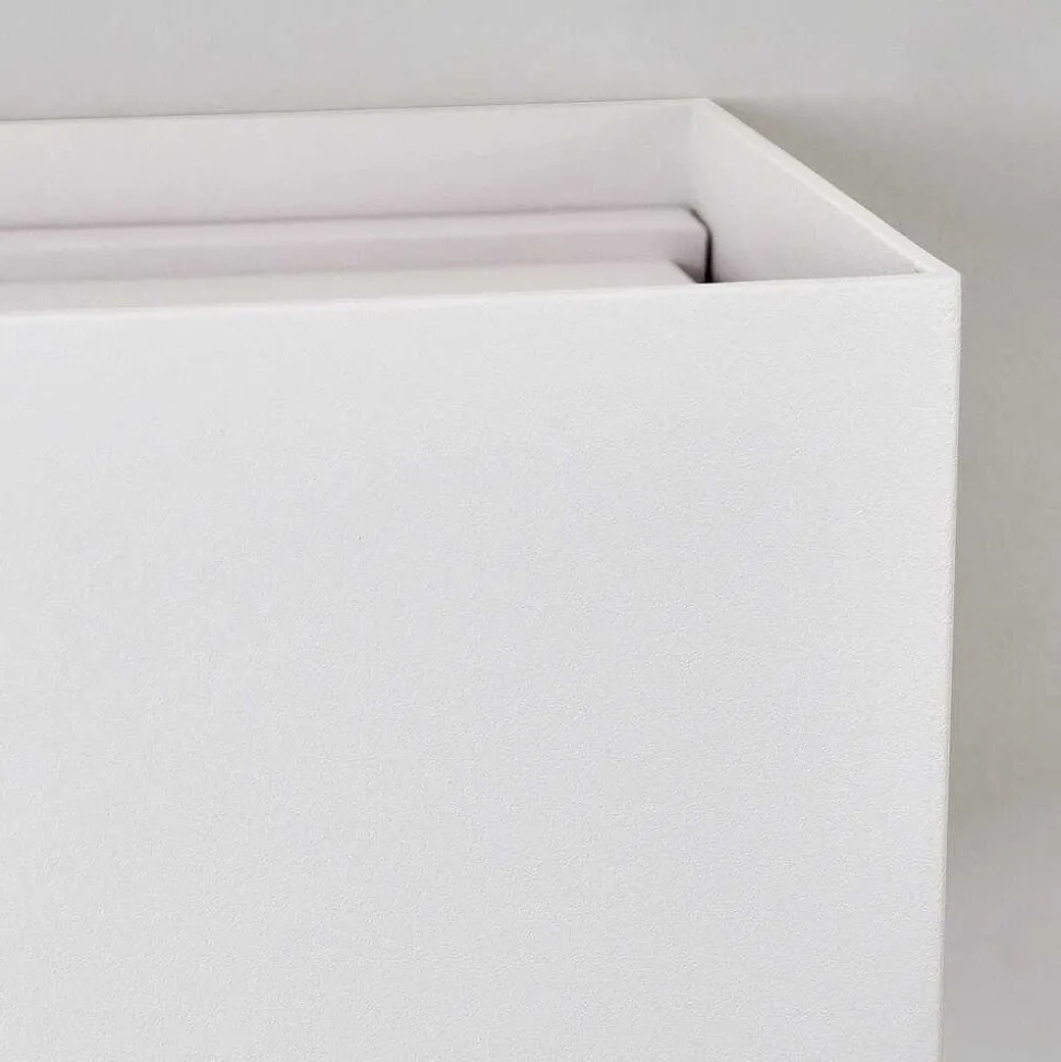 Applique Murale D'Exterieur Tamarin Led Blanc, 1 Lumiere