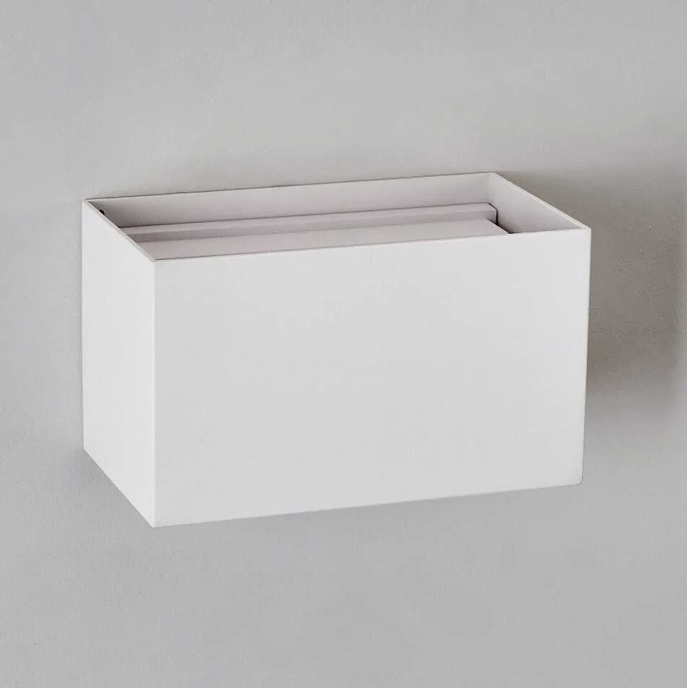 Applique Murale D'Exterieur Tamarin Led Blanc, 1 Lumiere