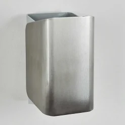 Applique Murale D'Exterieur Bafueiras Led Nickel Mat, Blanc, 1 Lumiere, Telecommandes, Changeur De Couleurs