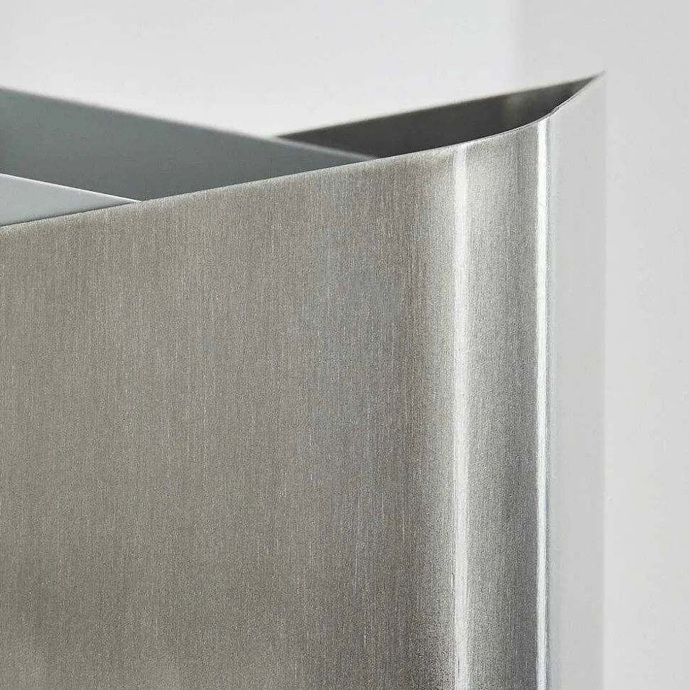 Applique Murale D'Exterieur Bafueiras Led Nickel Mat, Blanc, 1 Lumiere, Telecommandes, Changeur De Couleurs