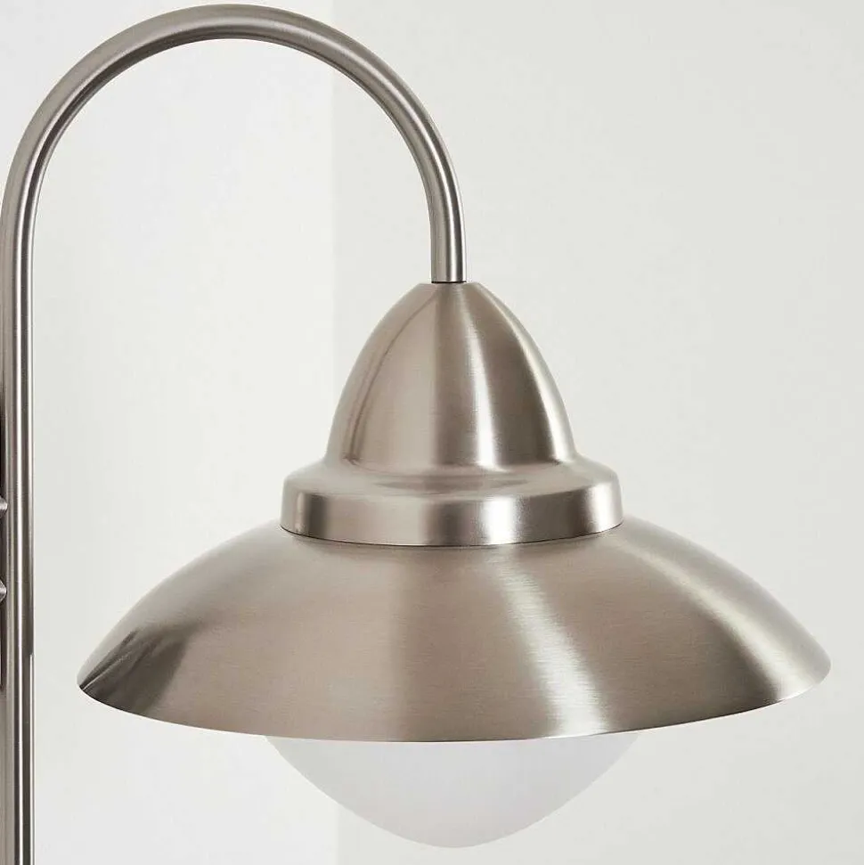 Applique Murale D'Exterieur Gielas Led Nickel Mat, 1 Lumiere