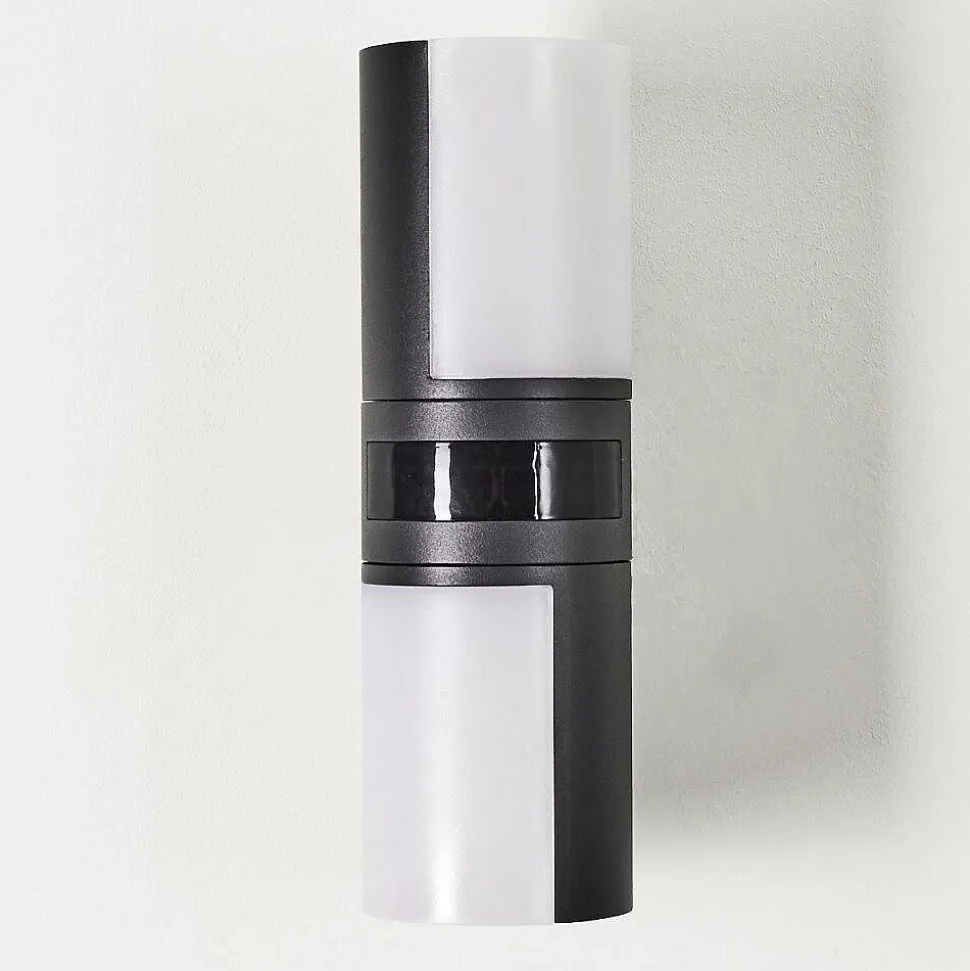 Applique Murale D'Exterieur Baulund Led Anthracite, 1 Lumiere, Detecteur De Mouvement