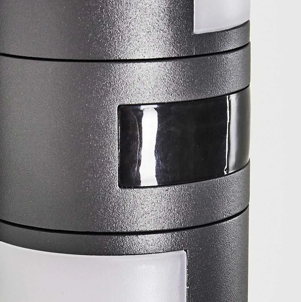 Applique Murale D'Exterieur Baulund Led Anthracite, 1 Lumiere, Detecteur De Mouvement