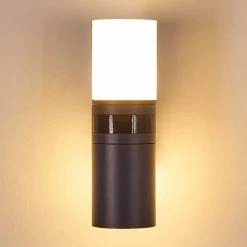 Applique Murale D'Exterieur Baulund Led Anthracite, 1 Lumiere, Detecteur De Mouvement