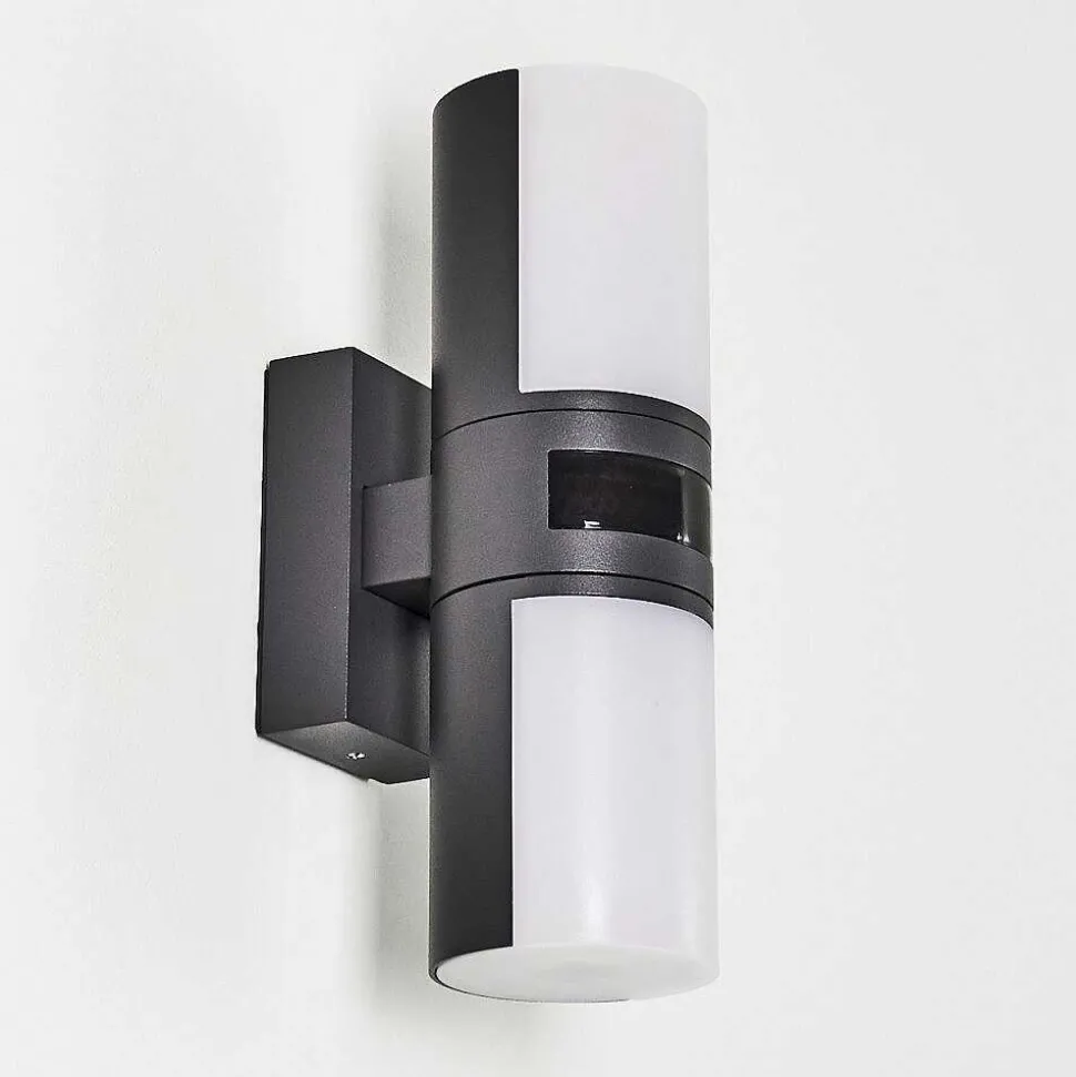 Applique Murale D'Exterieur Baulund Led Anthracite, 1 Lumiere, Detecteur De Mouvement