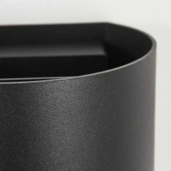 Applique Murale D'Exterieur Tamarin Led Noir, 2 Lumieres