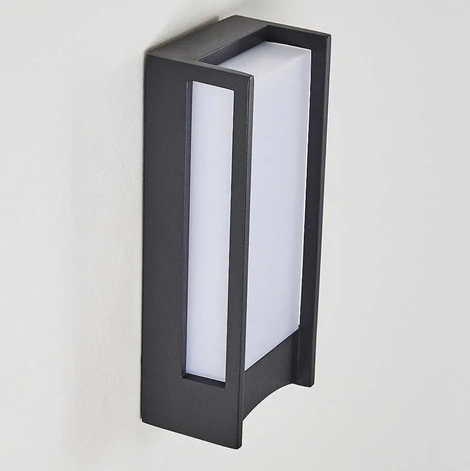 Applique Murale D'Exterieur Skove Led Anthracite, 1 Lumiere, Detecteur De Mouvement