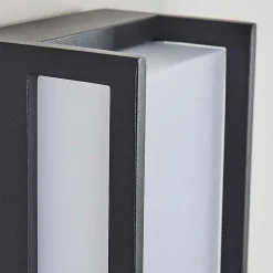 Applique Murale D'Exterieur Skove Led Anthracite, 1 Lumiere, Detecteur De Mouvement