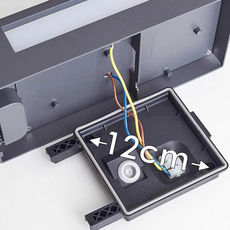 Applique Murale D'Exterieur Skove Led Anthracite, 1 Lumiere, Detecteur De Mouvement