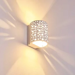 Applique Murale Glenden Blanc, 1 Lumiere