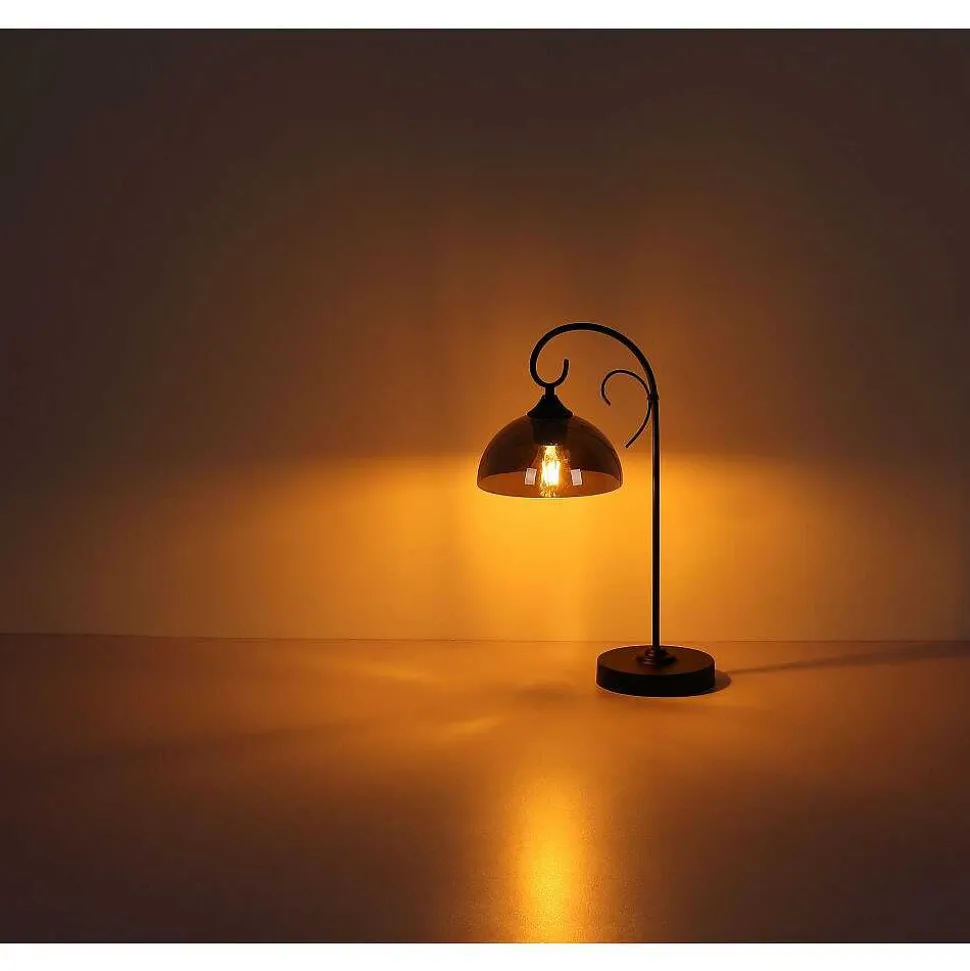 Applique Murale Globo Cottage Noir, 1 Lumiere