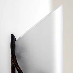 Applique Murale Globo Rania Acier Inoxydable, Noir, Blanc, 1 Lumiere